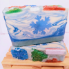 Savon Neige bleue