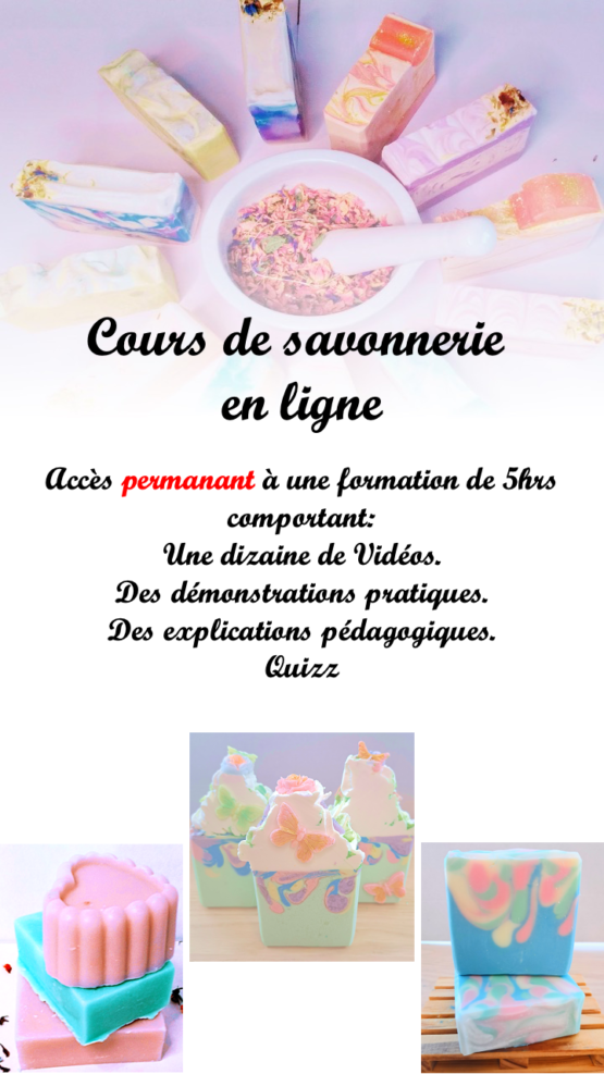Cours de savonnerie en ligne
