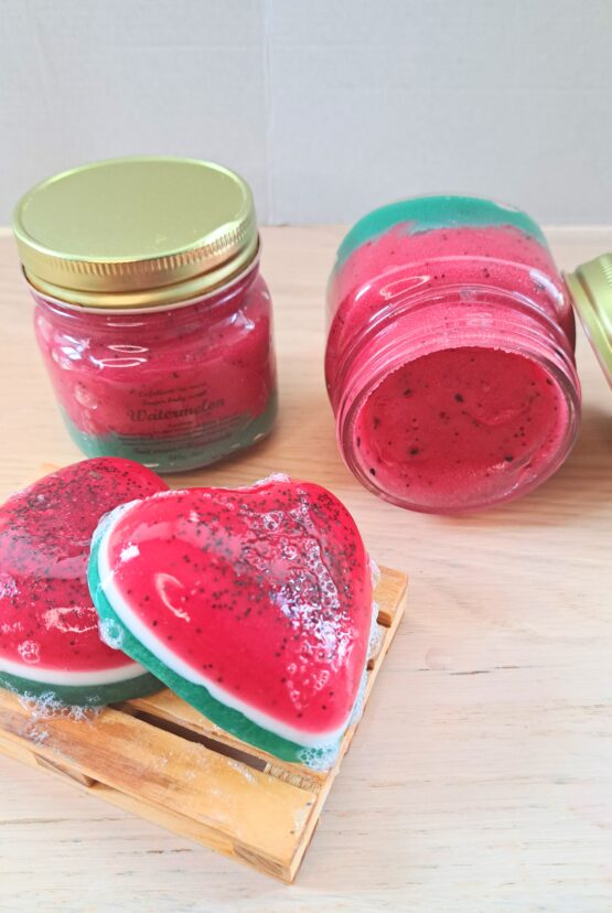Body care set coeur de Melon d'eau