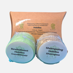 Shampoing et revitalisant solide Habiba